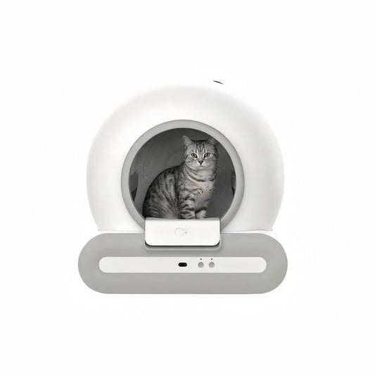 Litière automatique autonettoyante connectée Pro T chat assis
